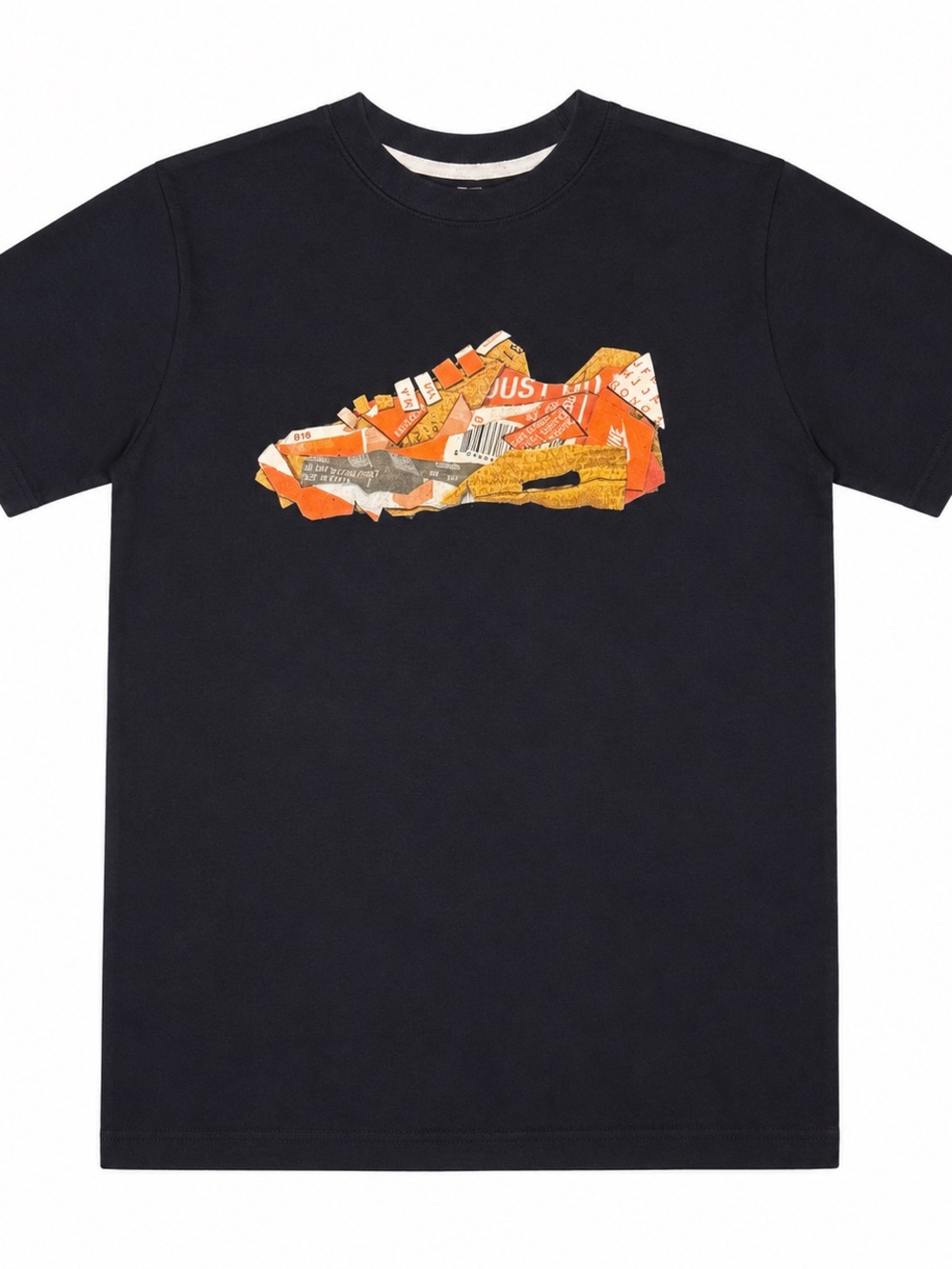 Nike Women’s Graphic Tee Small Black Sneaker Collage Streetwear